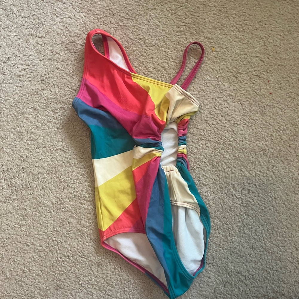 Boden Colorful One-Piece Swimsuit